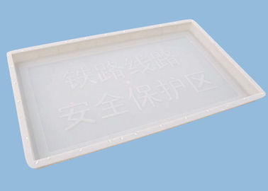 中国 警告の山の耐久財に100 * 60 * 6cmを作るためのプラスチック コンクリート ブロック型 サプライヤー