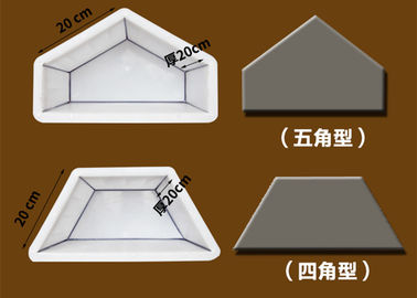 中国 半分の六角形のテラスのペーバーはPP材料を20 * 20cmのよい靭性形成します サプライヤー